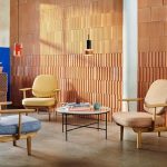 The manufacturer Fritz Hansen presents the Fred lounge chair