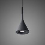 The Foscarini Aplomb pendant light now also available in anthracite The Foscarini Aplomb pendant light now also available in anthracite