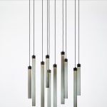 Die Brokis Comet eine Pendelleuchte aus mundgeblasenem Glas